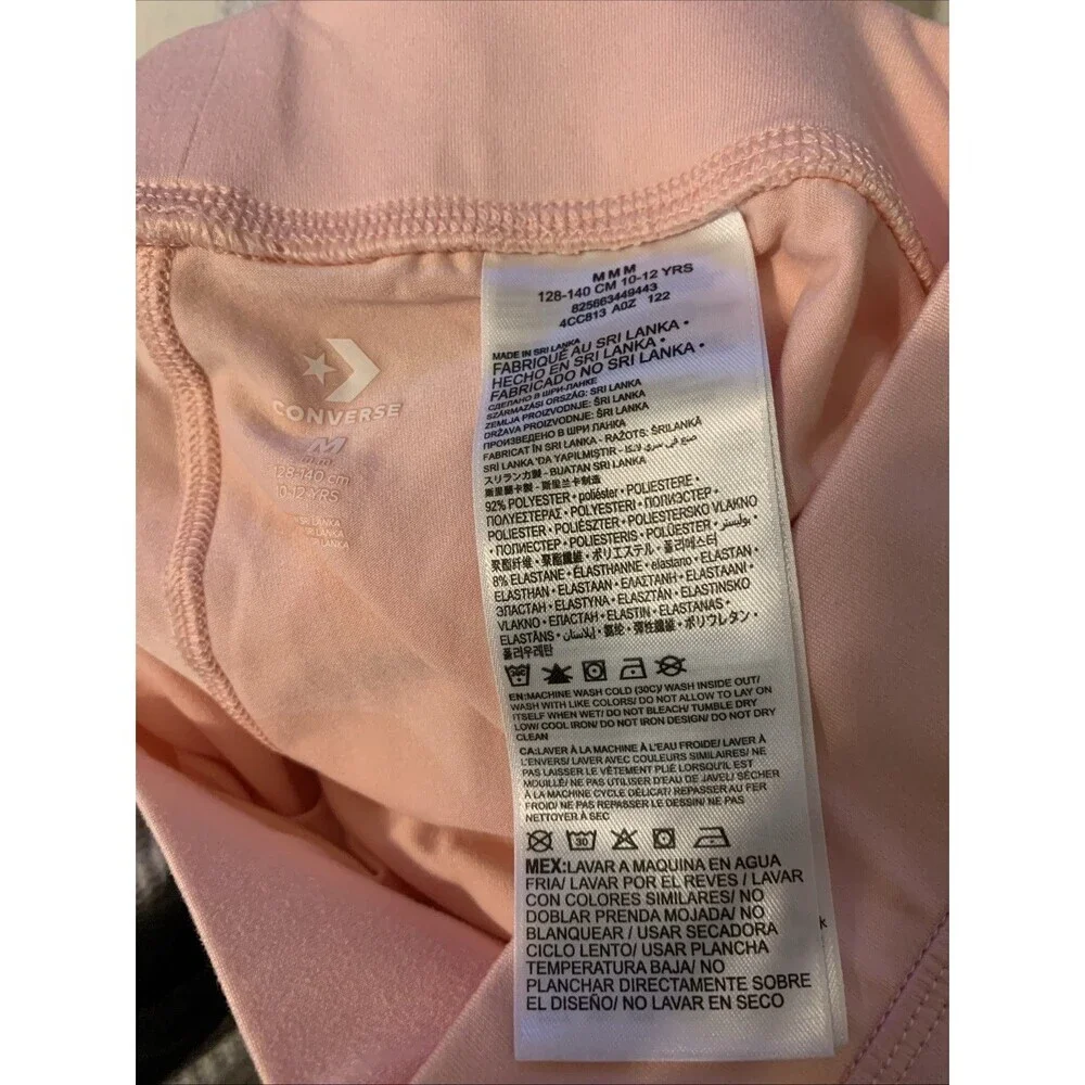 Converse leggings  girl Pink Size M 10-12 YRS